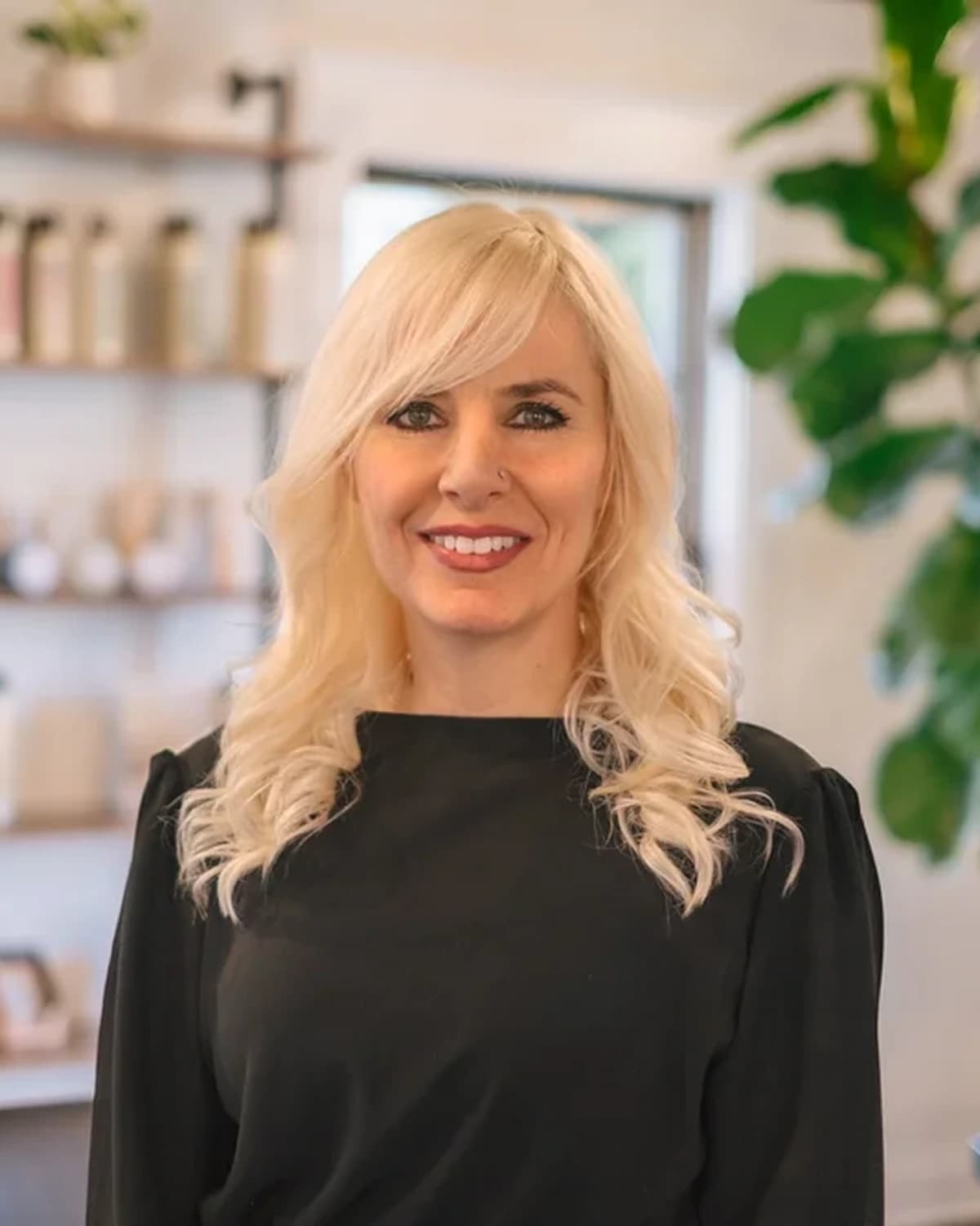 Tatum Spano, master hair stylist and colorist in Hudson, Ohio